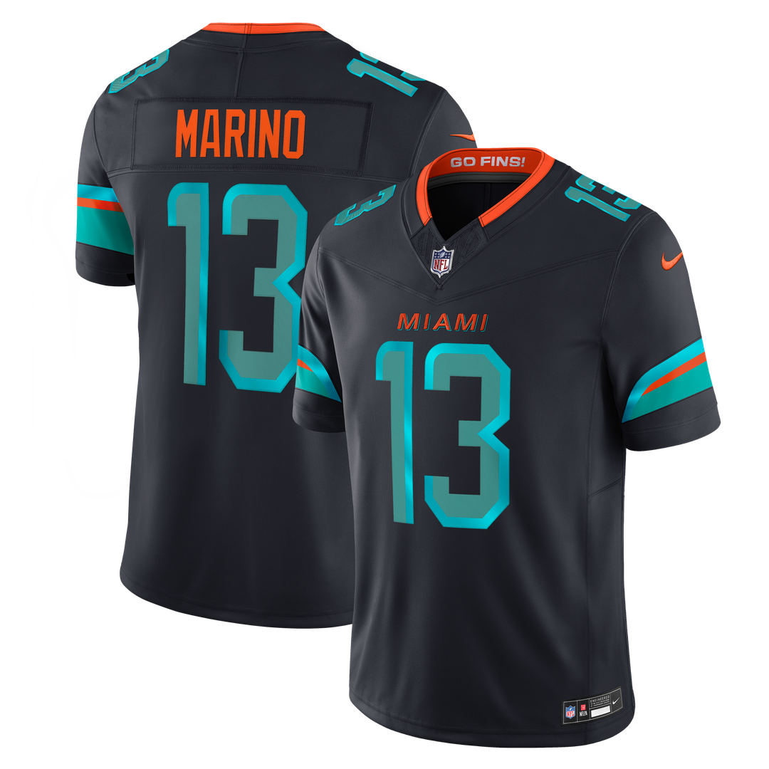 Miami Dolphins Dan Marino Nike Navy Rivalries Collection product image 1