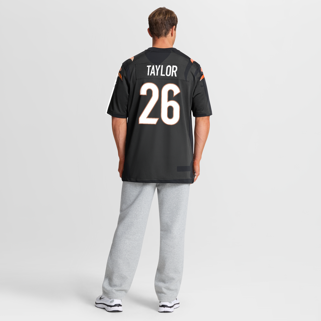 Cincinnati Bengals Ja'Sir Taylor Nike Black Game Jersey product image 5