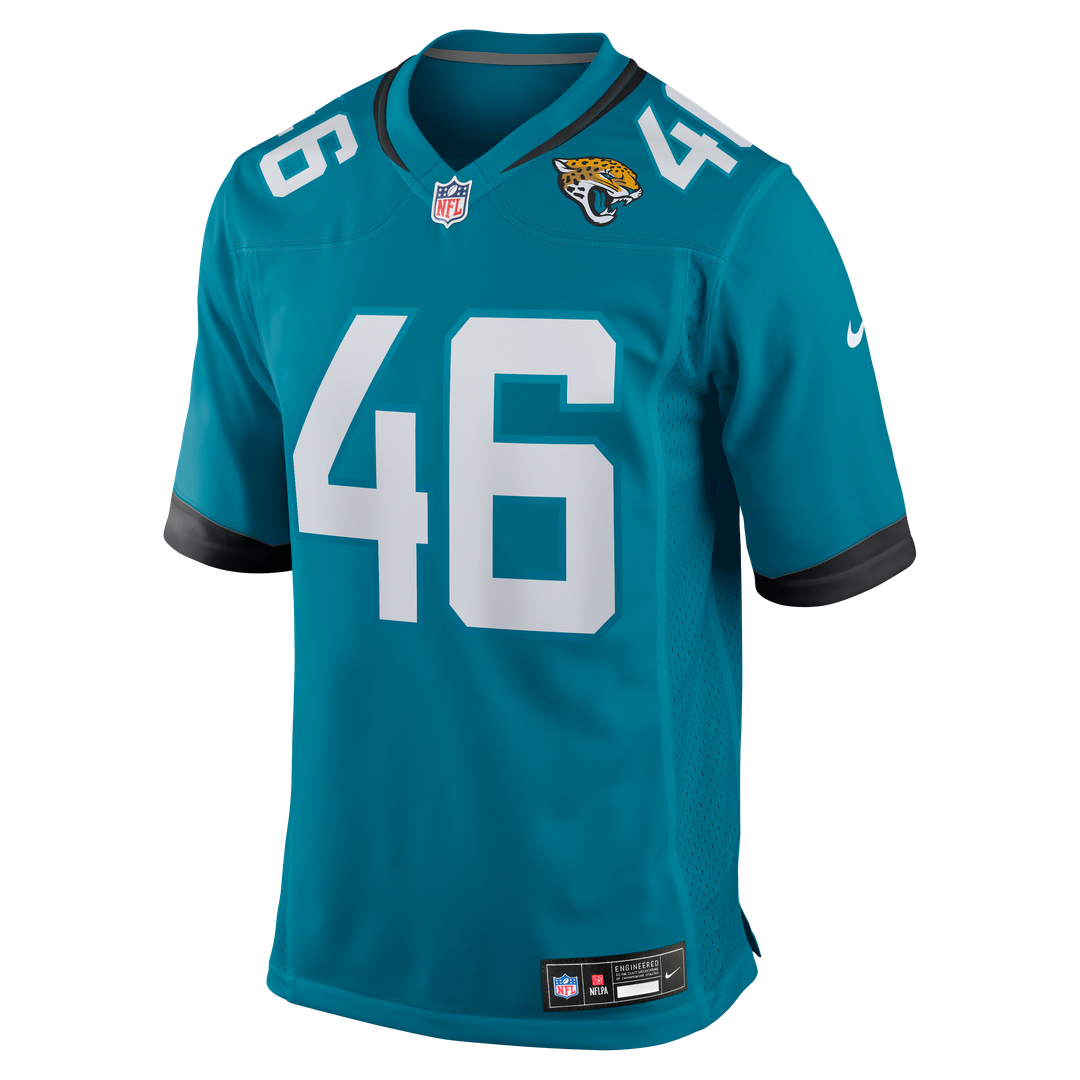 Jacksonville Jaguars Ross Matiscik Nike Teal Game Jersey product image 2