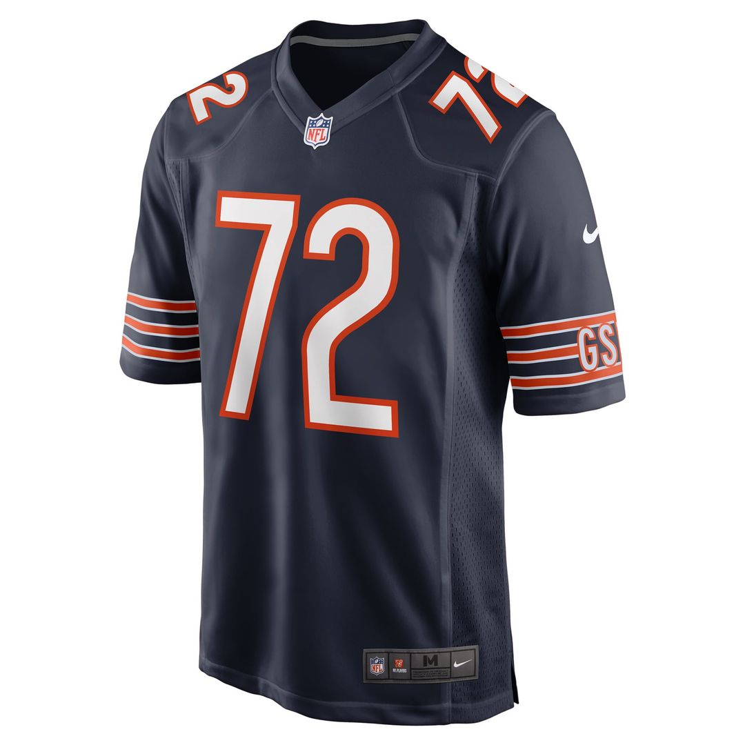 Chicago Bears Kiran Amegadjie Nike Navy Game Jersey product image 2