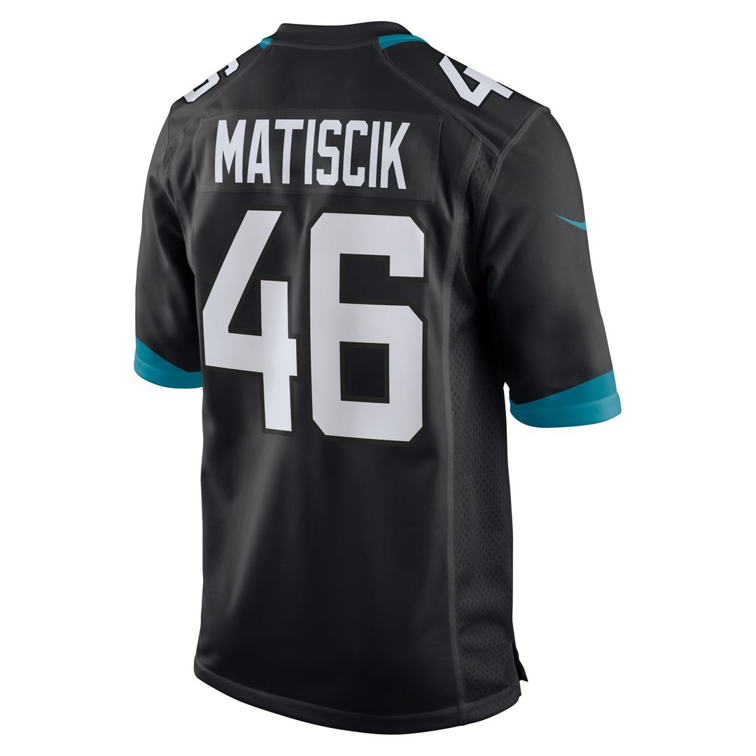 Jacksonville Jaguars Ross Matiscik Nike Teal Game Jersey product image 19