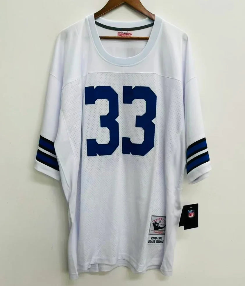 Duane Thomas Dallas Cowboys Official NFL Jersey white Mitchell & Ness product image 2, provided for visual reference and