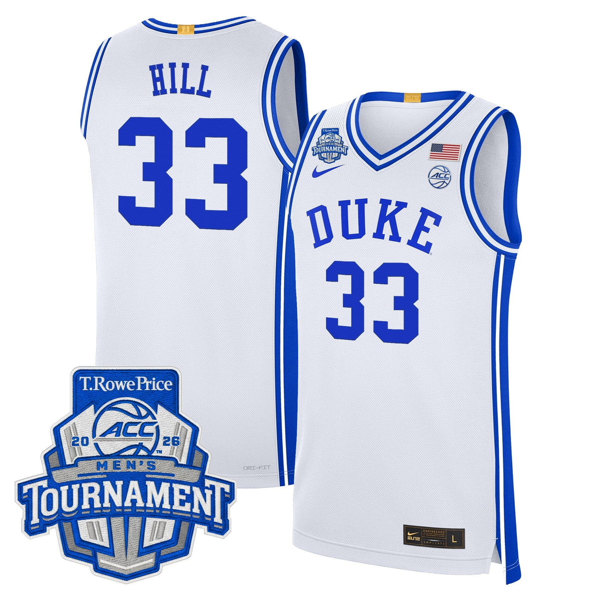 Duke Blue Devils 2026 ACC Conference Tournament Champions Basketball Jersey - All Stitched for Men product image 20,