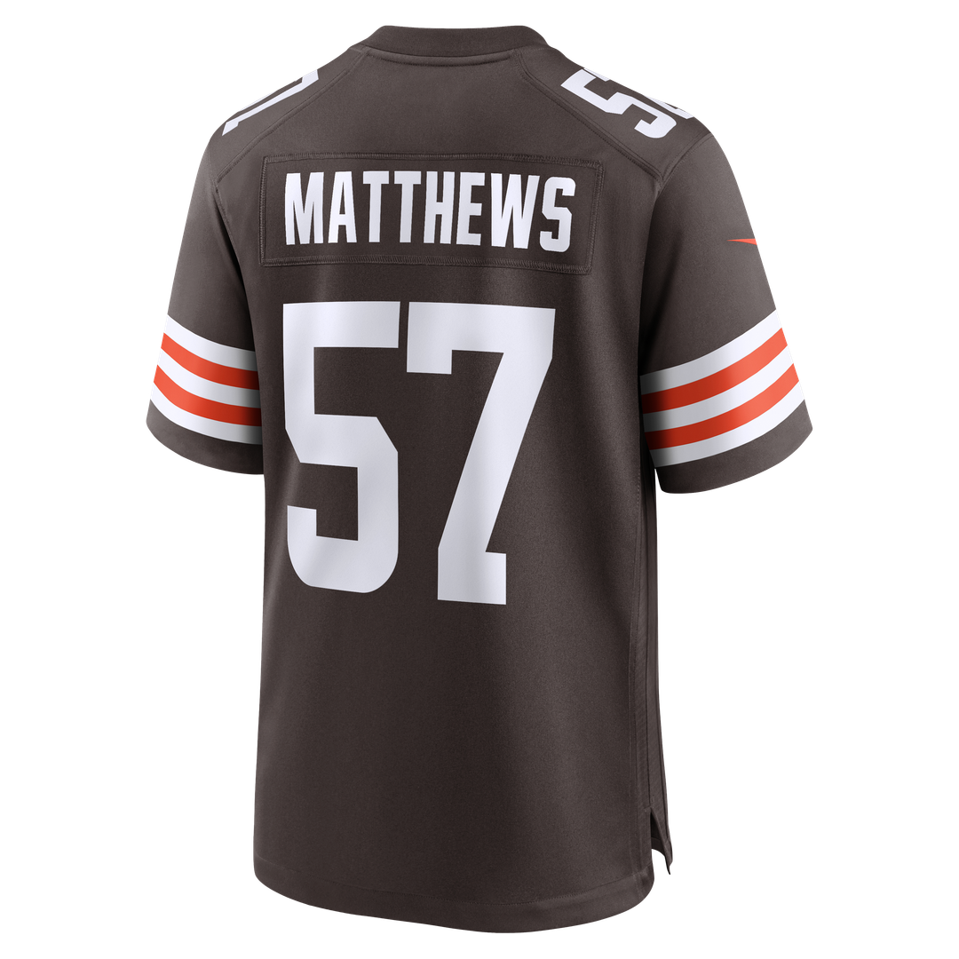 Cleveland Browns Clay Matthews Nike Brown Retired Player product image 3