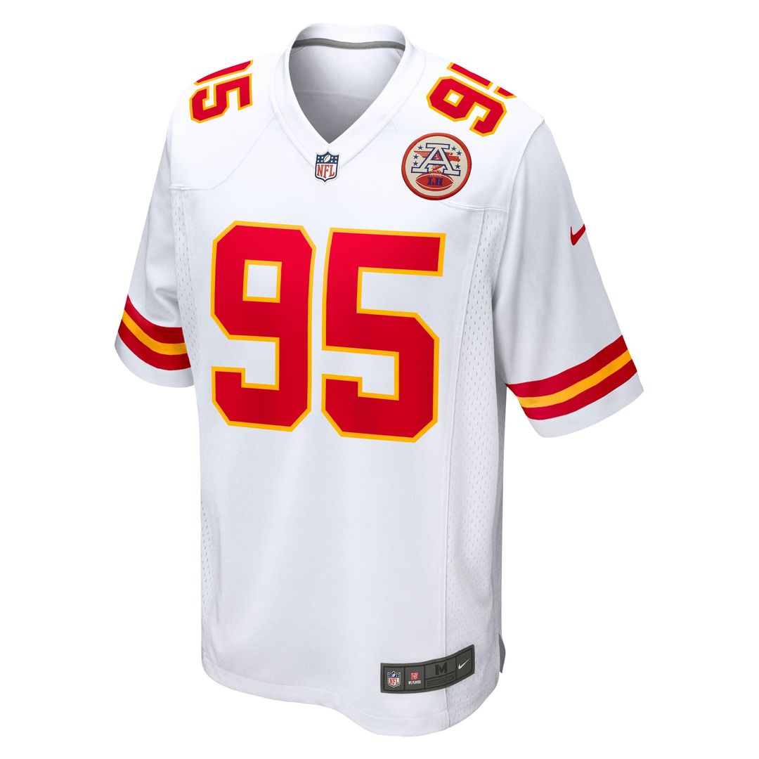 Kansas City Chiefs Chris Jones Nike White Game Jersey product image 2