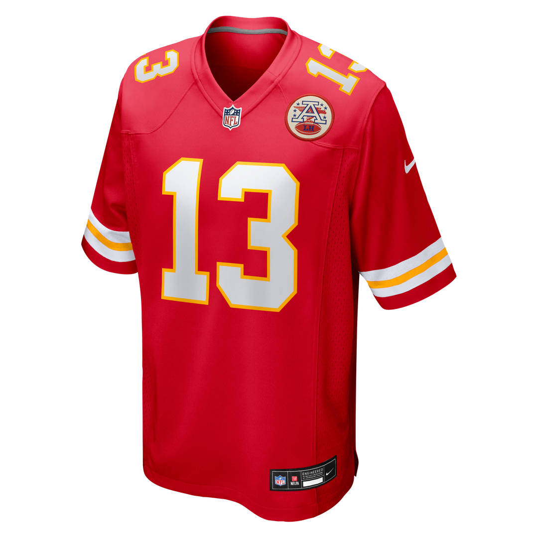 Kansas City Chiefs Nazeeh Johnson Nike Red Game Jersey product image 2