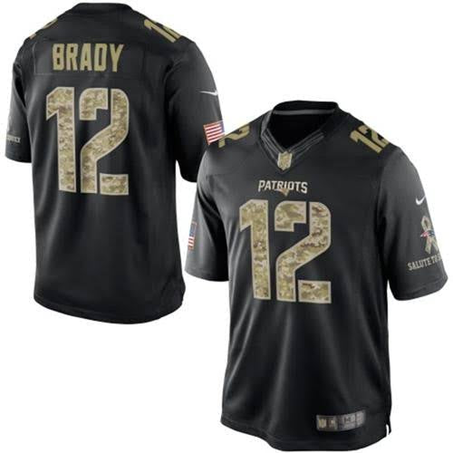 Tom Brady New England Patriots YOUTH KIDS Official Nike Salute To Service Jersey product image 1, provided for visual
