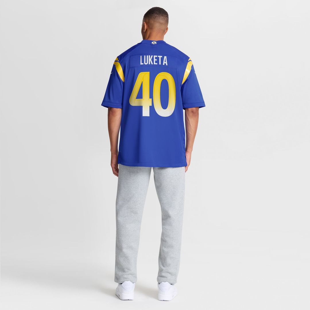 Los Angeles Rams Jesse Luketa Nike Royal Game Jersey product image 5