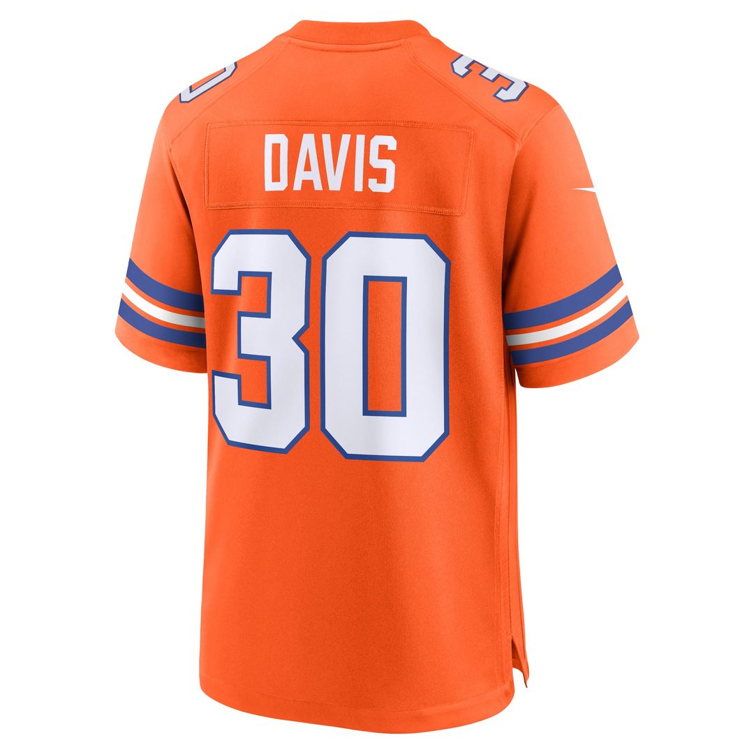 Denver Broncos Terrell Davis Nike Orange Retired Player product image 3
