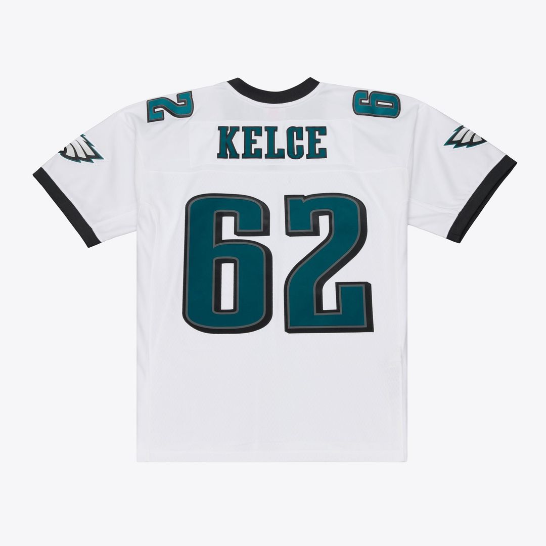 Philadelphia Eagles Jason Kelce Mitchell & Ness White Big & product image 3