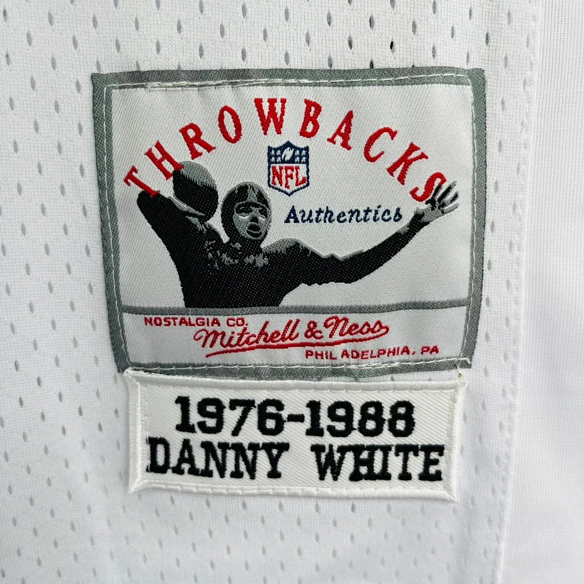 Danny White Dallas Cowboys Official NFL Jersey Mitchell & Ness white product image 3, provided for visual reference and