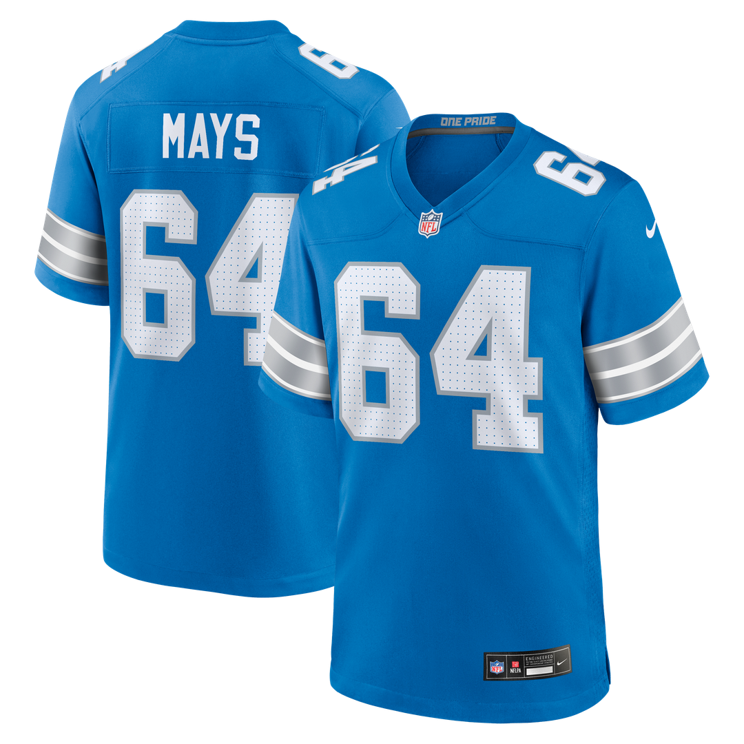 Detroit Lions Cade Mays Nike Blue Game Jersey product image 1