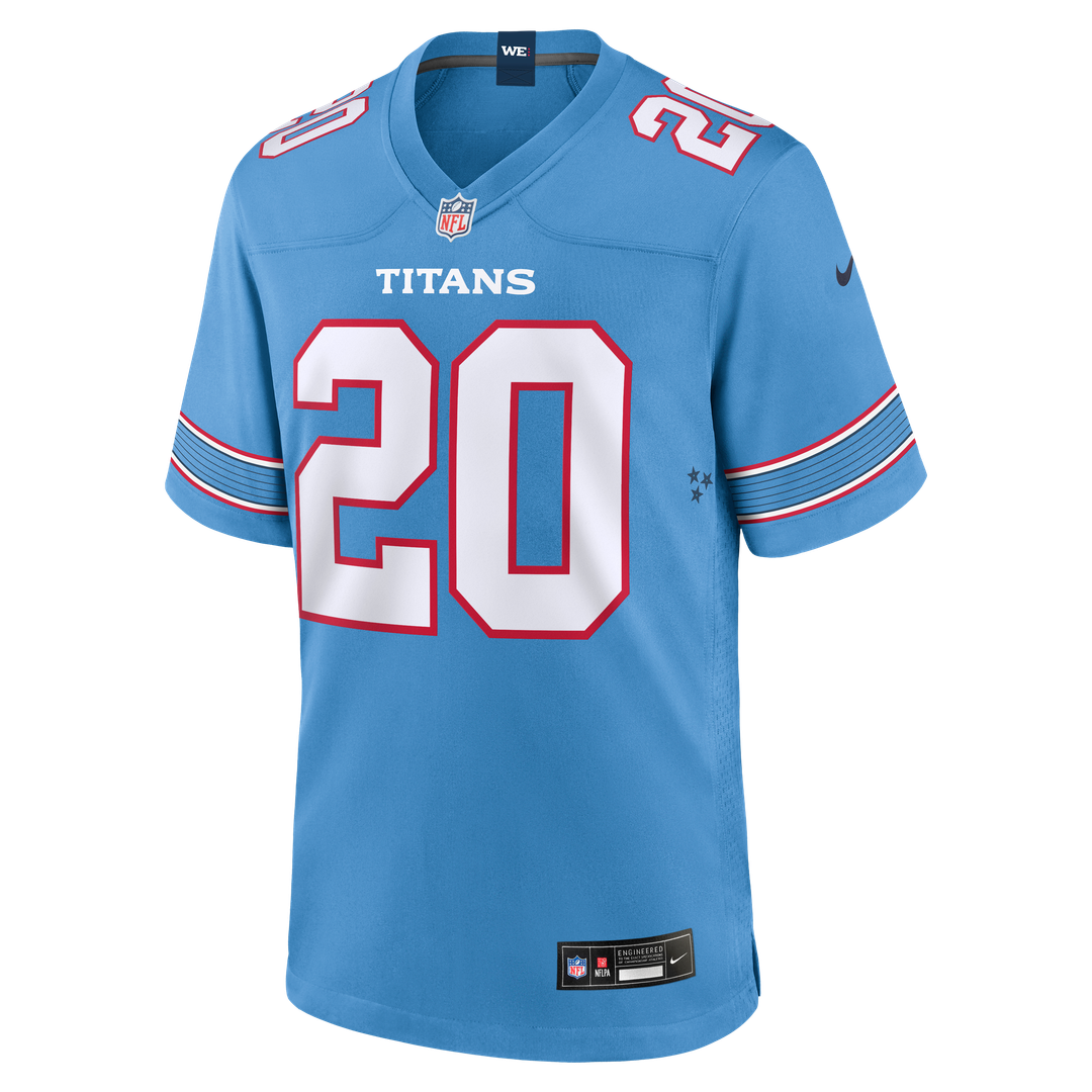 Tennessee Titans Tony Pollard Nike Light Blue Game Jersey product image 2