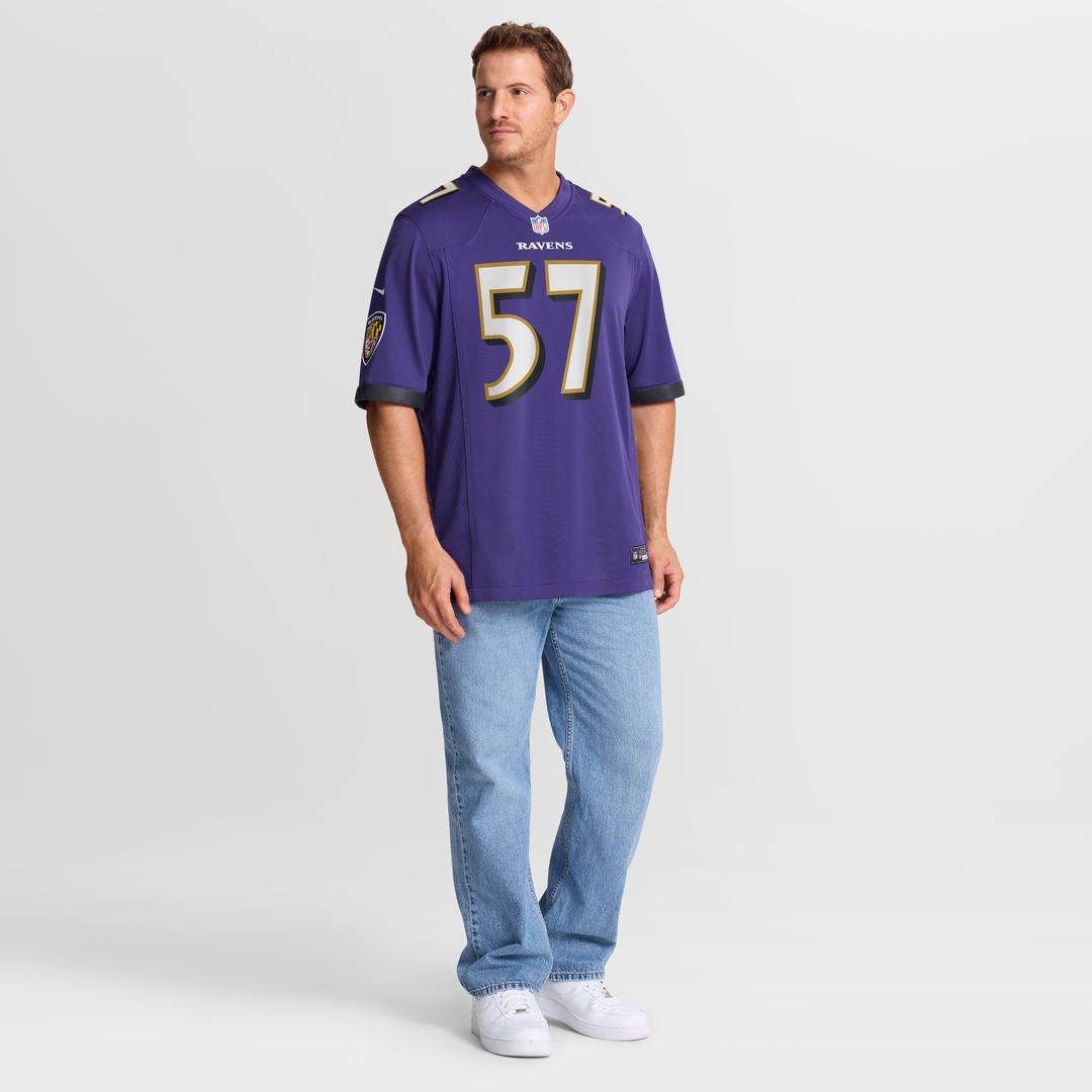 Baltimore Ravens Bart Scott Nike Purple Retired Player Game product image 4