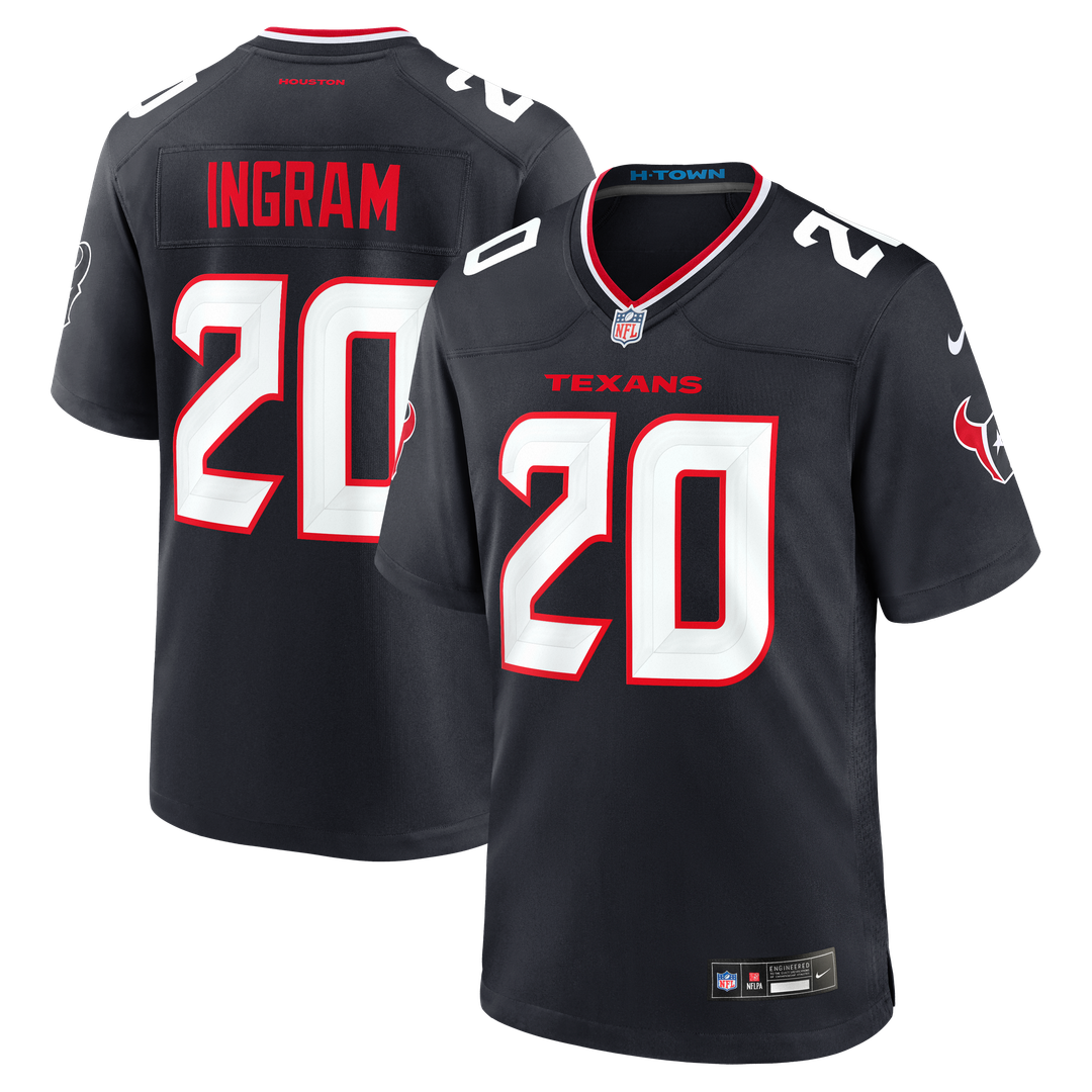 Houston Texans Ja'Marcus Ingram Nike Navy Game Jersey product image 1