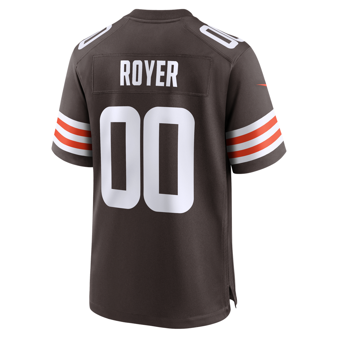 Cleveland Browns Joe Royer Nike Brown Game Jersey product image 3