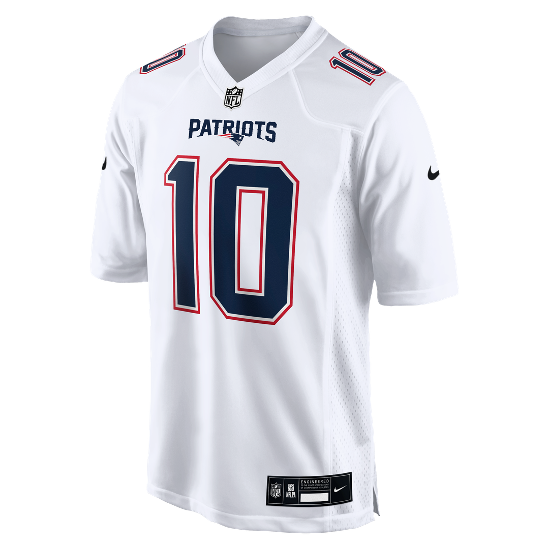 New England Patriots Drake Maye Nike Tundra White Game product image 2