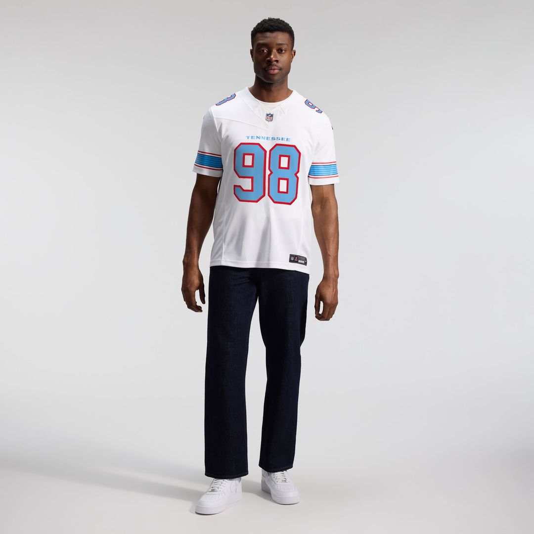 Tennessee Titans Jeffery Simmons Nike White Vapor FUSE product image 6