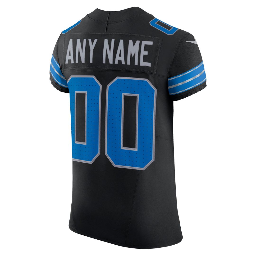 Detroit Lions Nike Black Alternate Vapor FUSE Elite Custom product image 3