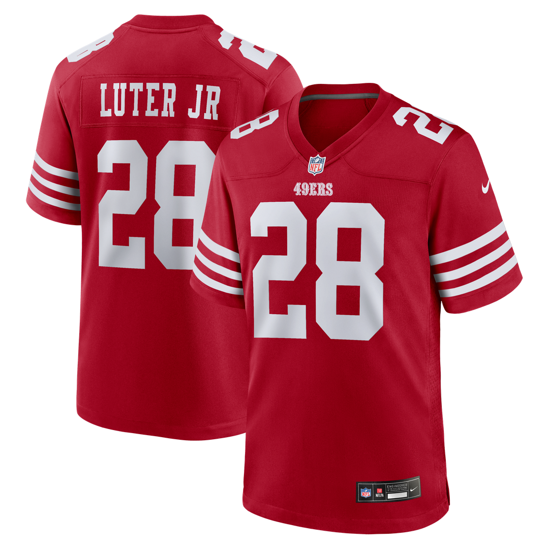 San Francisco 49ers Darrell Luter Jr. Nike Scarlet Game product image 1