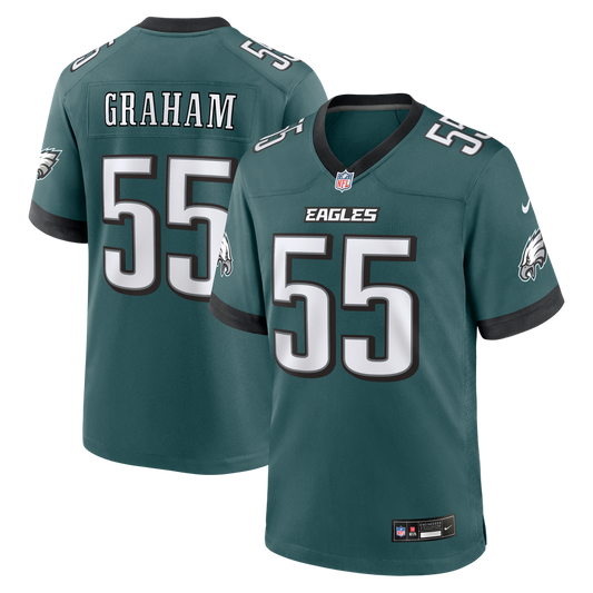 Philadelphia Eagles Brandon Graham Nike Midnight Green Game product image 1