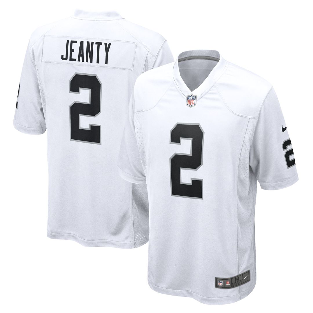 Las Vegas Raiders Ashton Jeanty Nike White Game Jersey product image 4