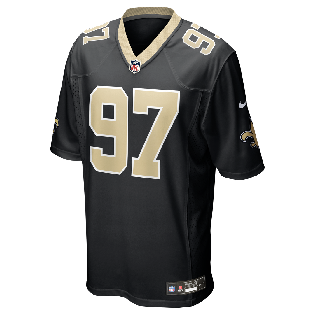 New Orleans Saints Khristian Boyd Nike Black Game Jersey product image 2