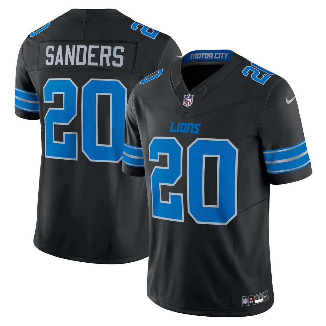 Detroit Lions Barry Sanders Nike Blue Vapor FUSE Limited product image 7