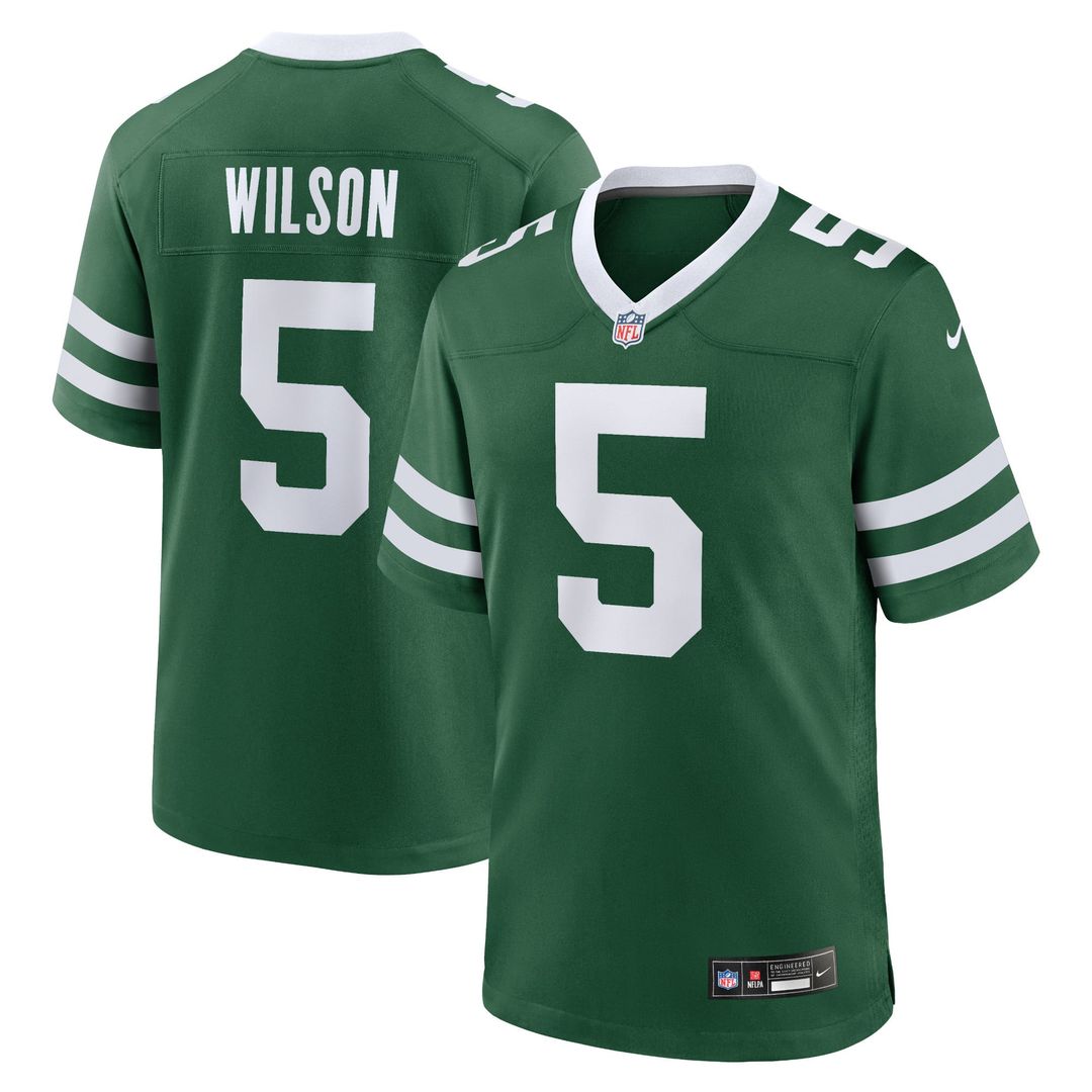 New York Jets Garrett Wilson Nike Legacy White Game Jersey product image 27