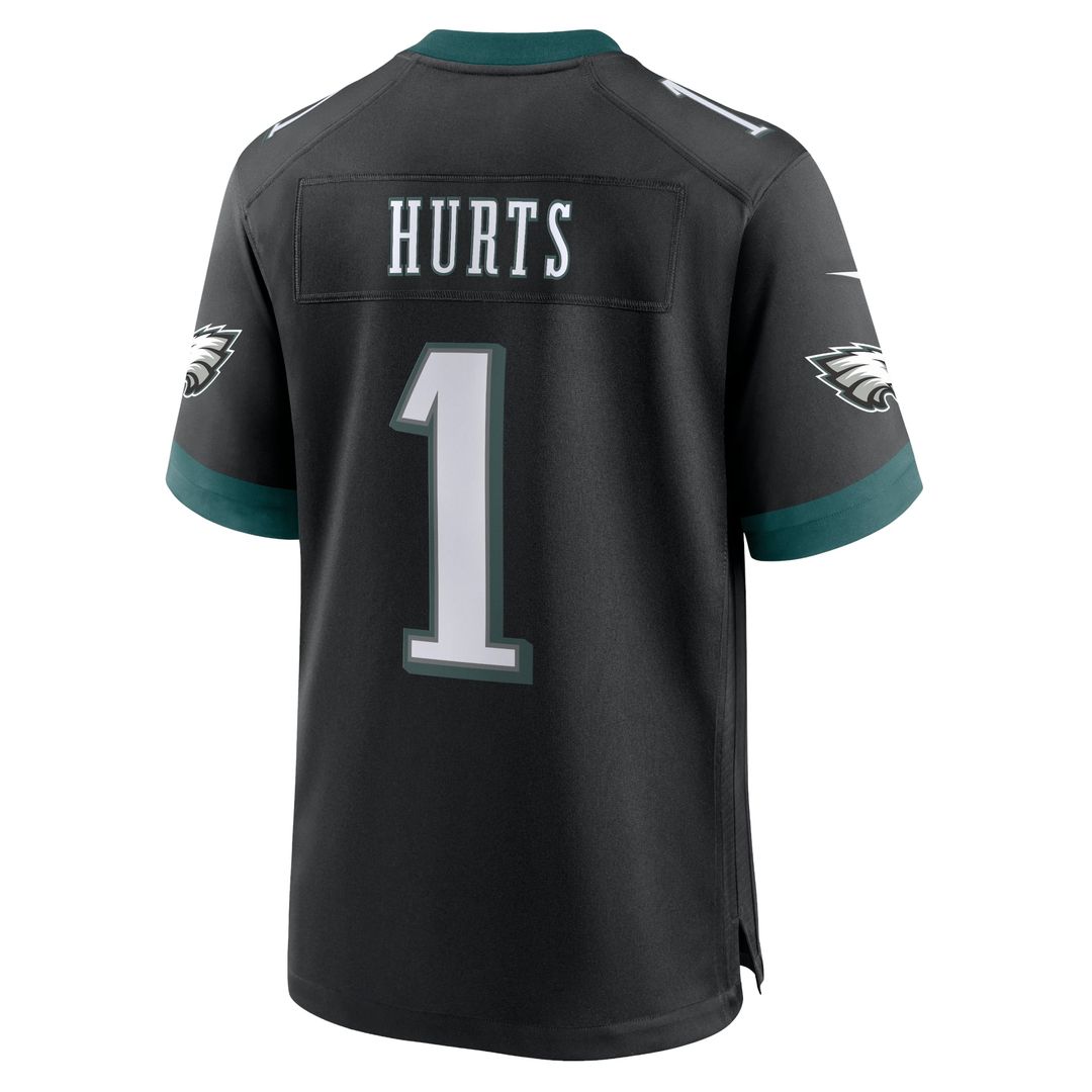 Philadelphia Eagles Jalen Hurts Nike Black Alternate Game product image 3