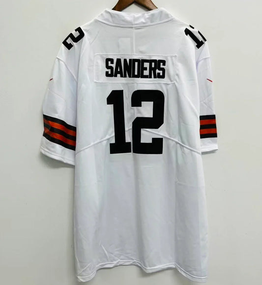 Shedeur Sanders Cleveland Browns Official NFL NIKE Jersey white product image 1, provided for visual reference and product