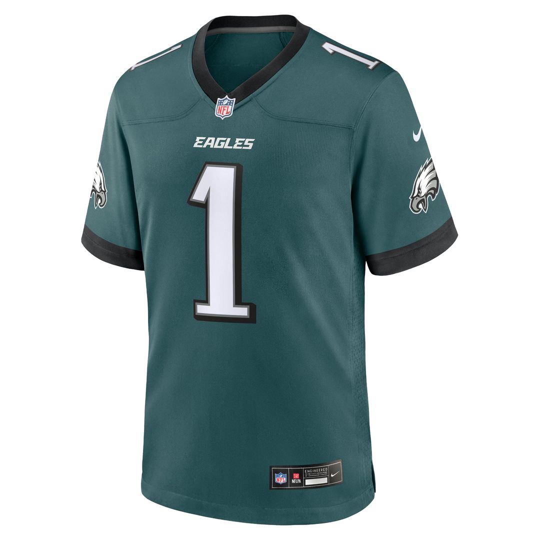 Philadelphia Eagles Jalen Hurts Nike Midnight Green Game product image 2