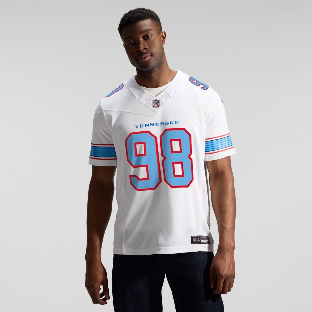 Tennessee Titans Jeffery Simmons Nike Light Blue Team Vapor product image 30