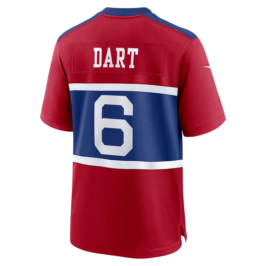 New York Giants Jaxson Dart Nike Royal Game Jersey product image 32
