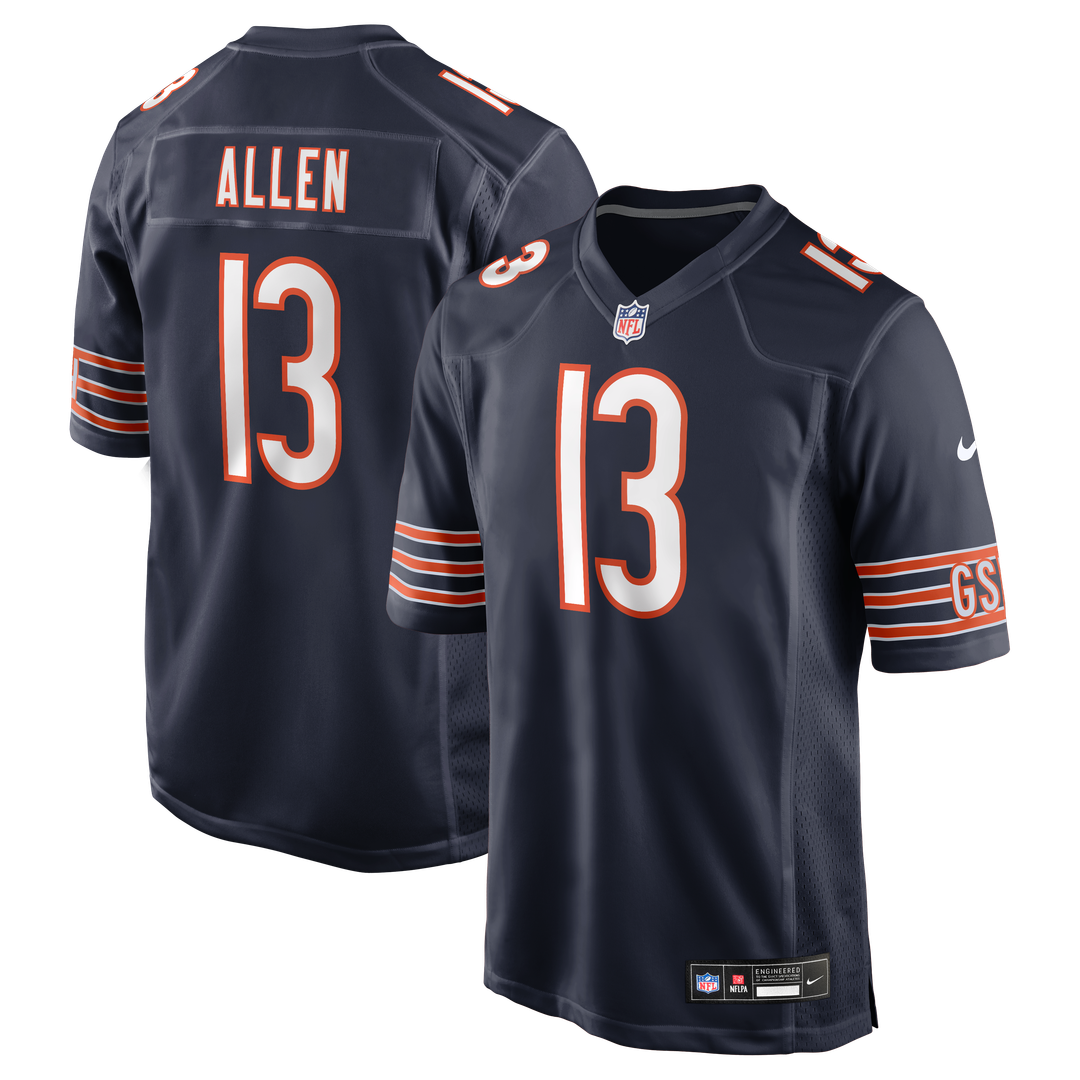 Chicago Bears Keenan Allen Nike Navy Game Jersey product image 1