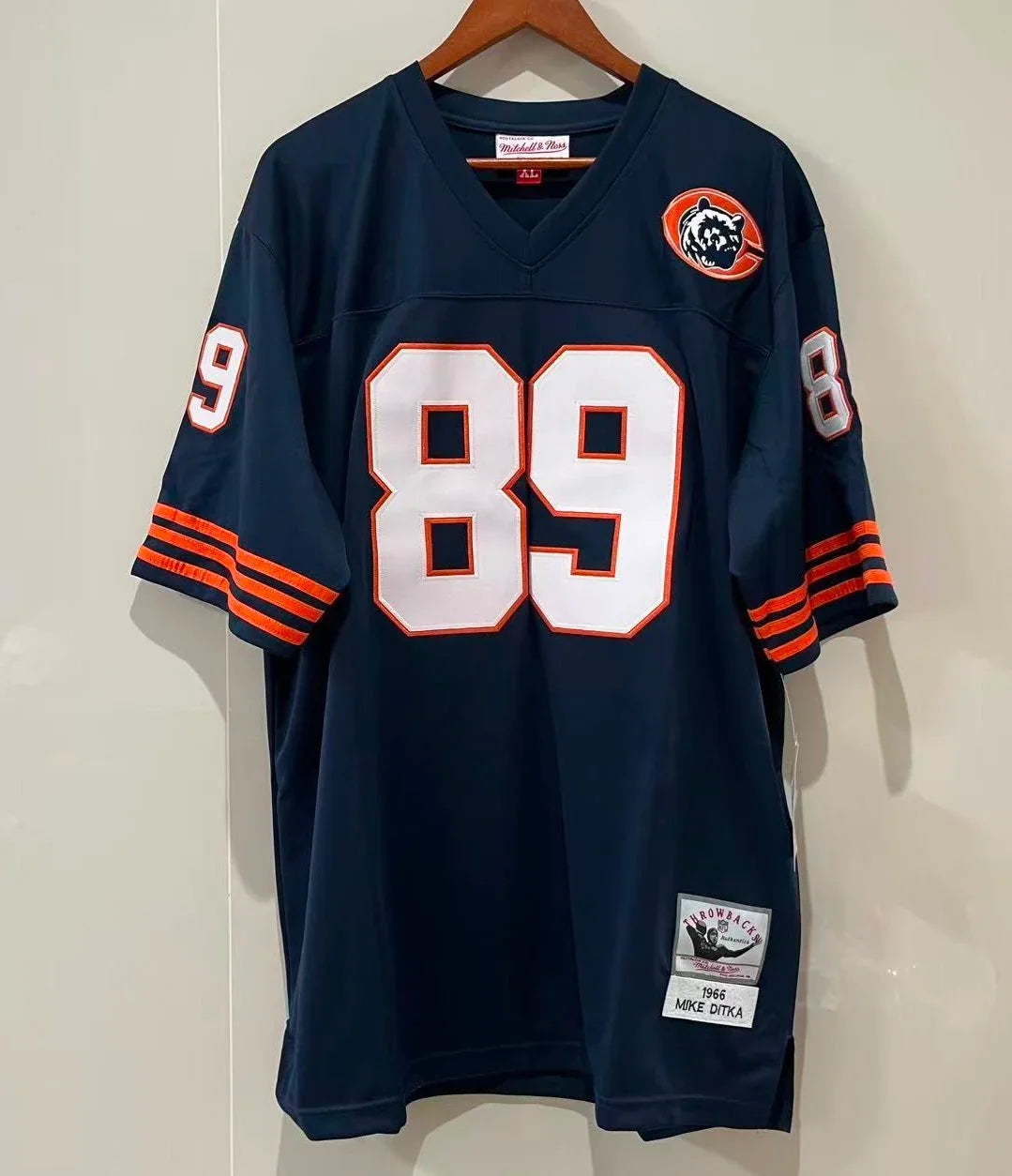 Mike Ditka Chicago Bears Official NFL Mitchell & Ness Jersey product image 2, provided for visual reference and product