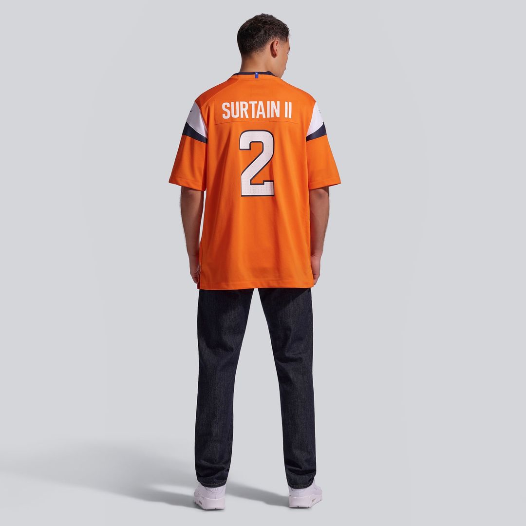 Denver Broncos Patrick Surtain II Nike Orange Game Jersey product image 5