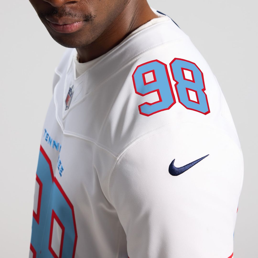 Tennessee Titans Jeffery Simmons Nike White Vapor FUSE product image 21