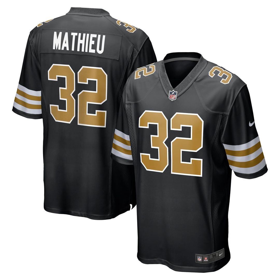 New Orleans Saints Tyrann Mathieu Nike White Alternate Game product image 7