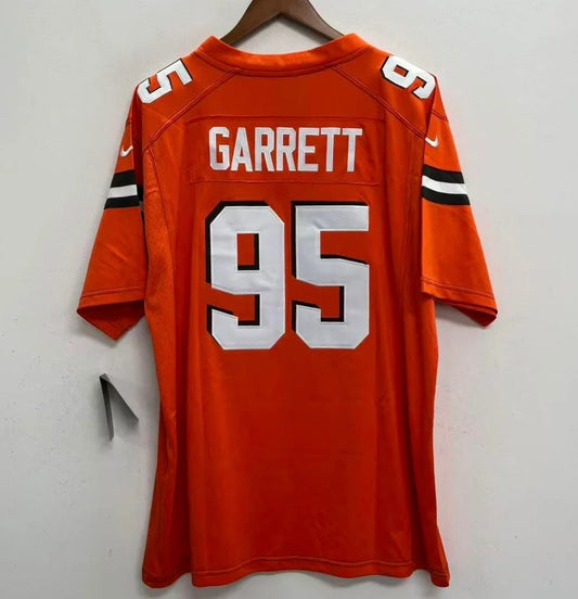 Myles Garrett Cleveland Browns Official NFL Jersey Nike Orange product image 1, provided for visual reference and product