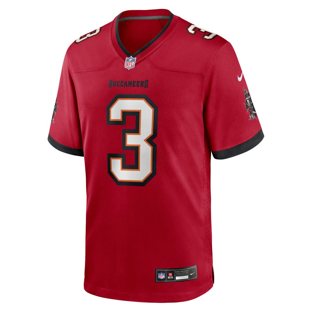 Tampa Bay Buccaneers Rueben Bain Jr. Nike Red Game Jersey product image 4
