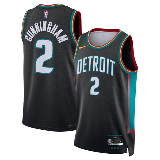 Cade Cunningham Detroit Pistons Unisex 2025/26 Swingman Jersey - Charcoal - City Edition product image 1, provided for
