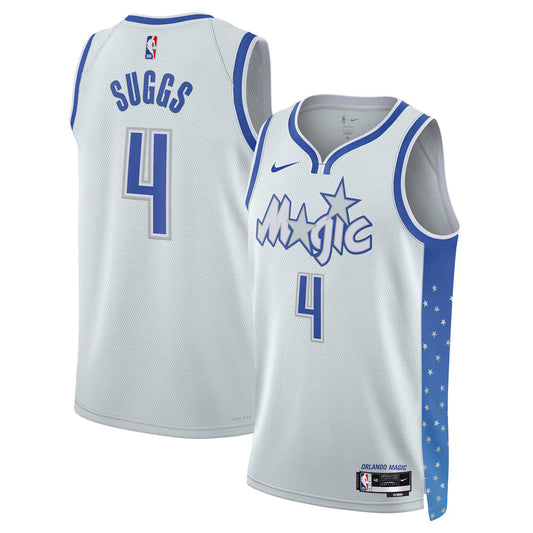 Jalen Suggs Orlando Magic Unisex 2025/26 Swingman Jersey - Silver - City Edition product image 1, provided for visual