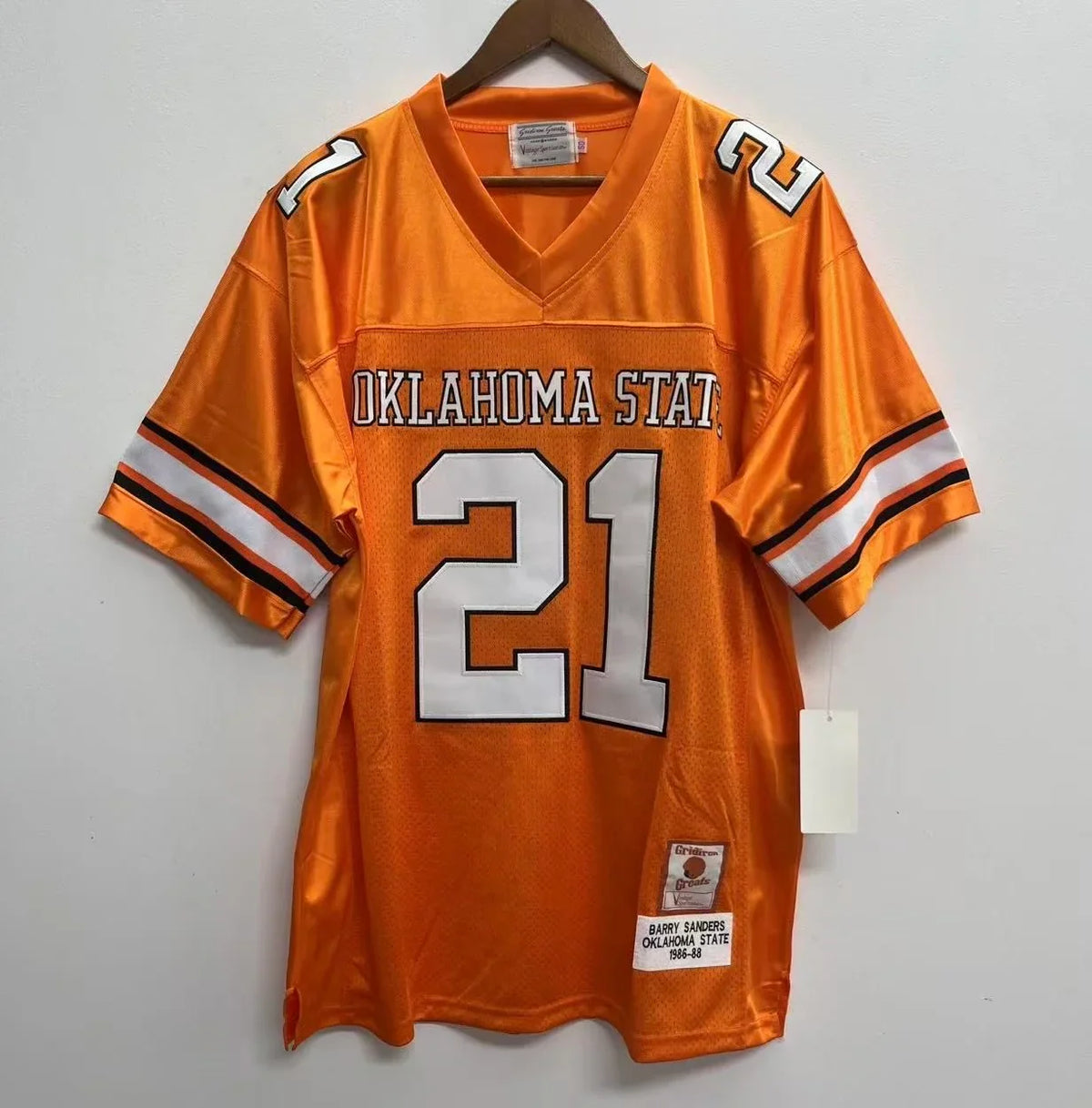 Barry Sanders YOUTH KIDS Oklahoma State Official NCAA Jersey product image 2, provided for visual reference and product