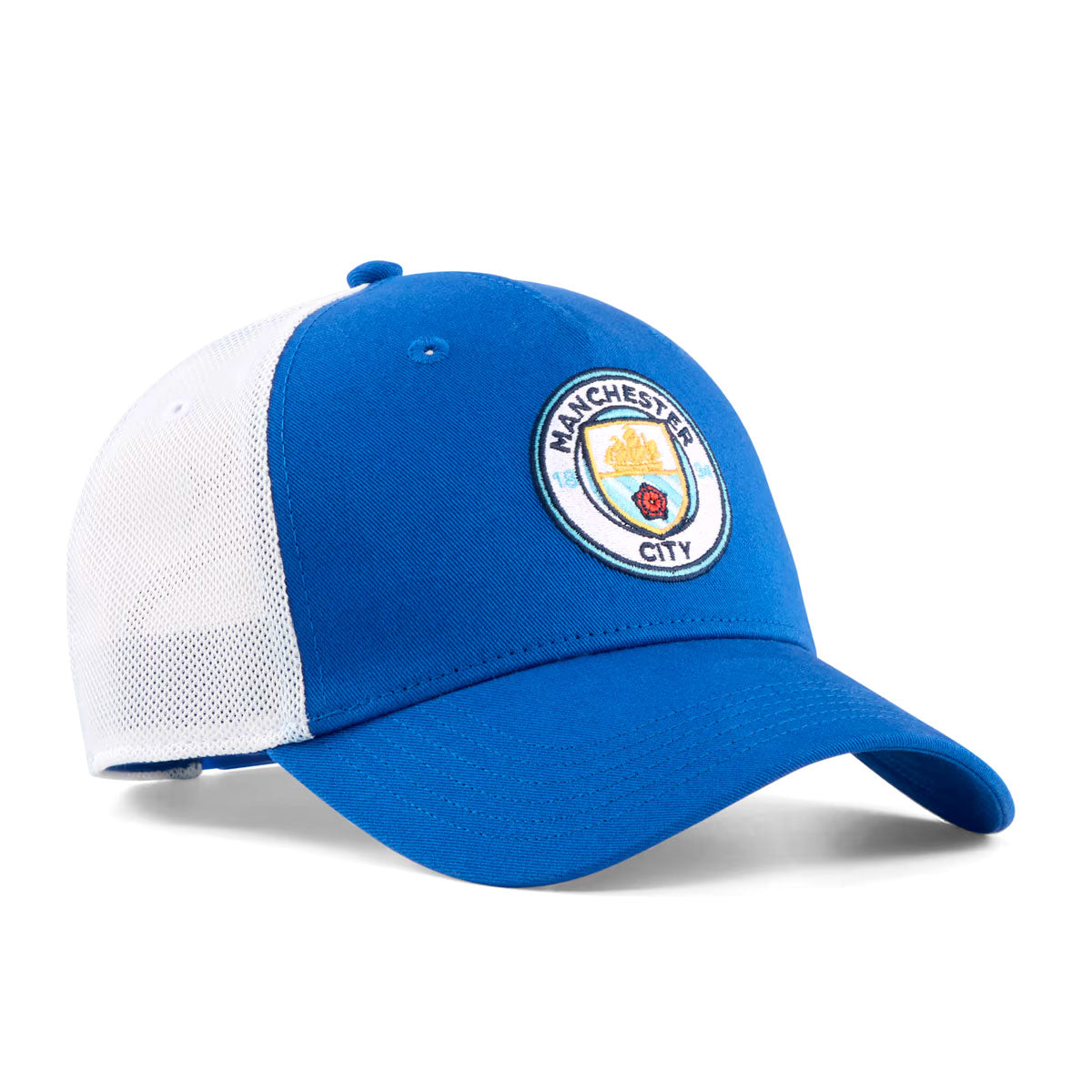 Puma Manchester City King Trucker Cap product image 3, provided for visual reference and product detail review