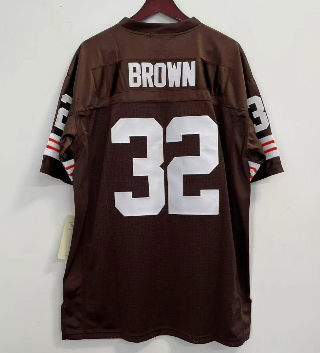 Jim Brown 1963 Cleveland Browns Official NFL Mitchell & Ness Jersey product image 1, provided for visual reference and