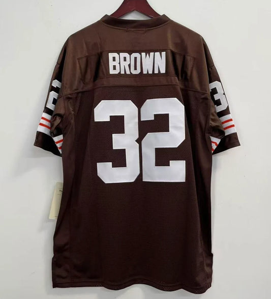 Jim Brown 1963 Cleveland Browns Official NFL Mitchell & Ness Jersey product image 1, provided for visual reference and