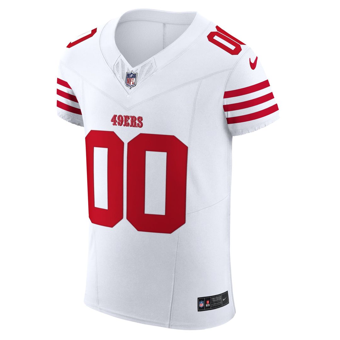 San Francisco 49ers Nike White Vapor FUSE Elite Custom product image 2