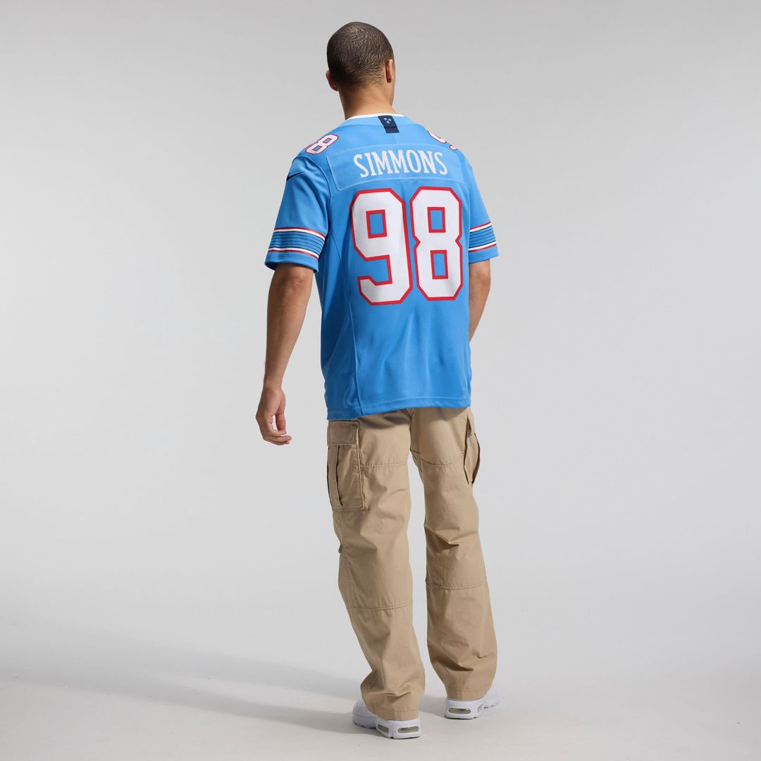 Tennessee Titans Jeffery Simmons Nike Light Blue Team Vapor product image 7