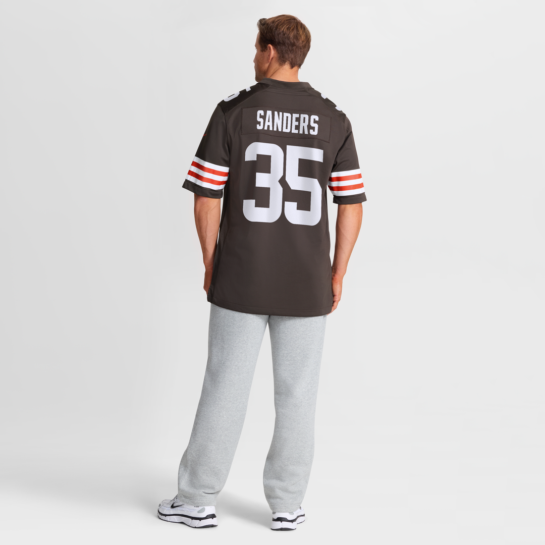 Cleveland Browns Raheim Sanders Nike Brown Game Jersey product image 8